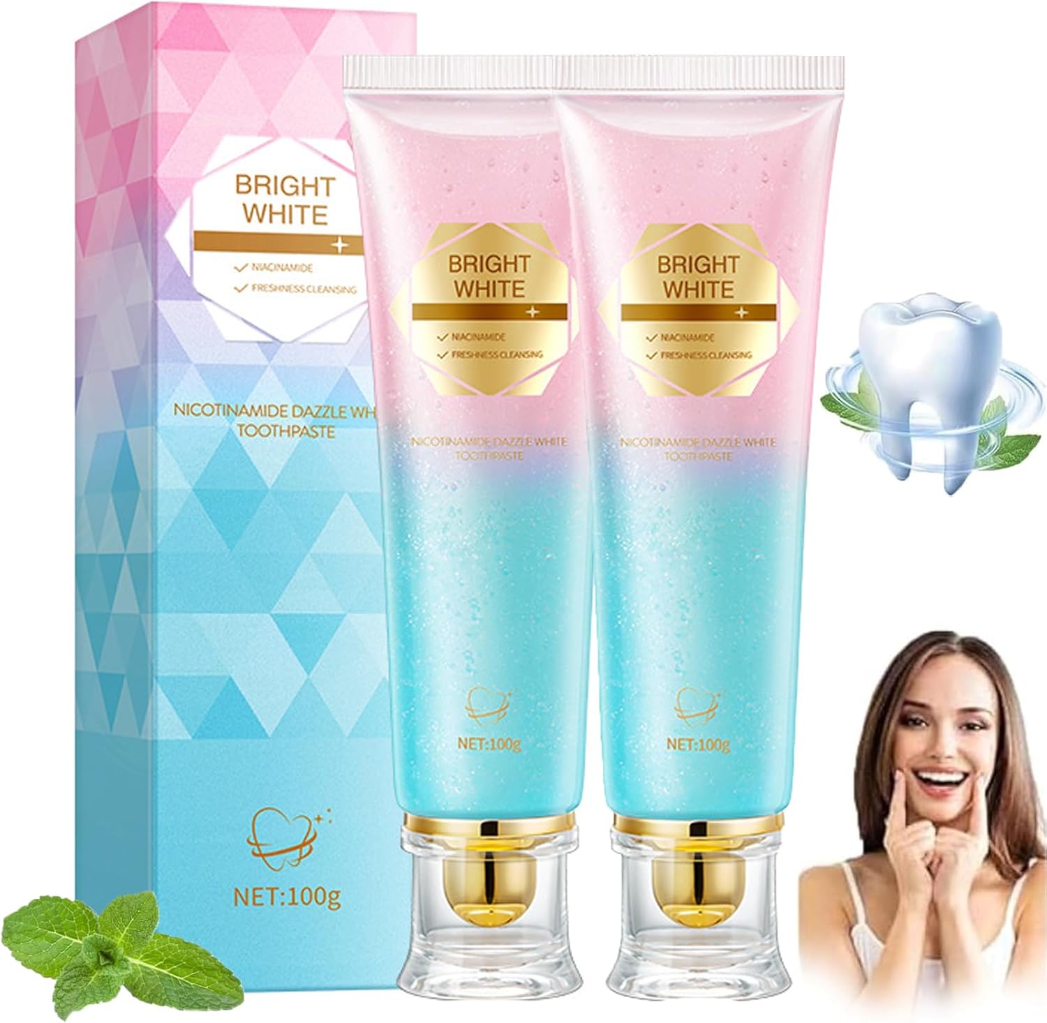 1/2/3pcs Niacinamide Toothpast - огляд і ціна Remineralizing Toothpaste