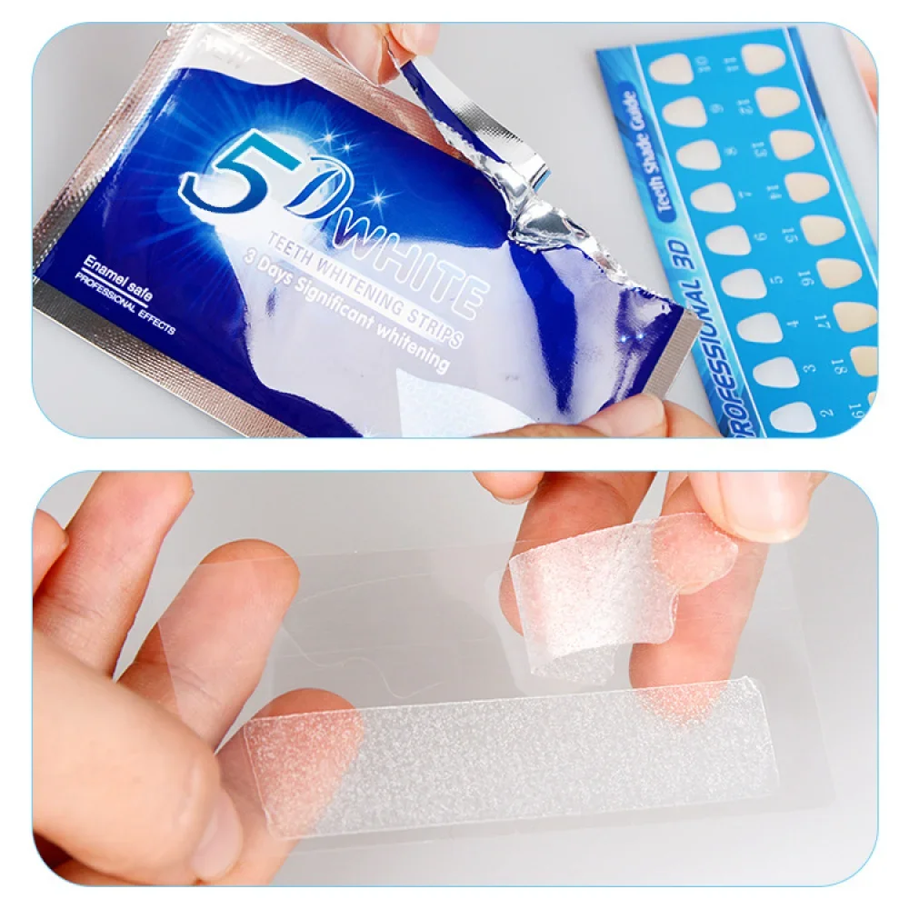 Teeth Whitening Strips White T - огляд і ціна Whitening Strip 3D