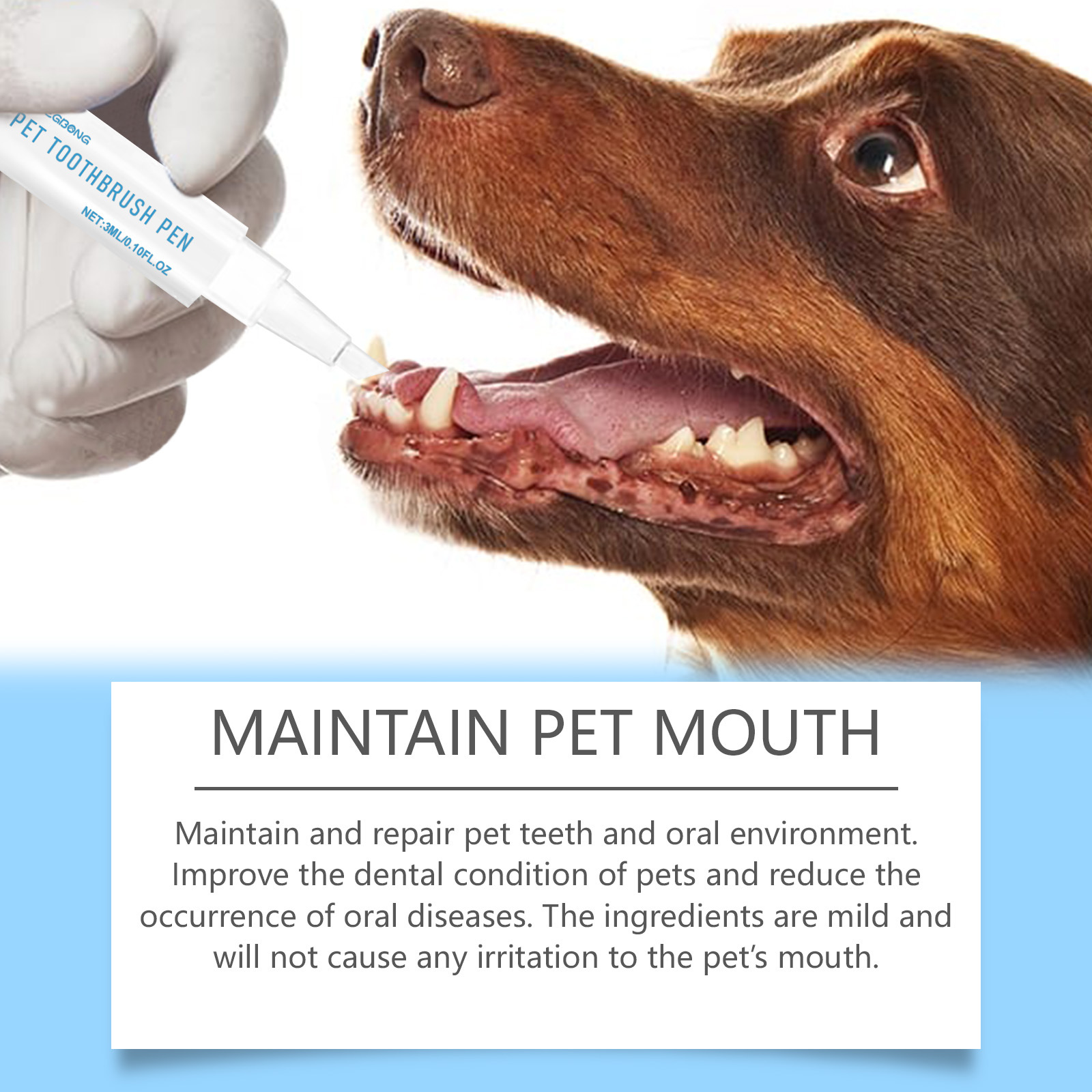 Oral Cleaning Gel Pen For Dogs - огляд і ціна Teeth Whitening Paste