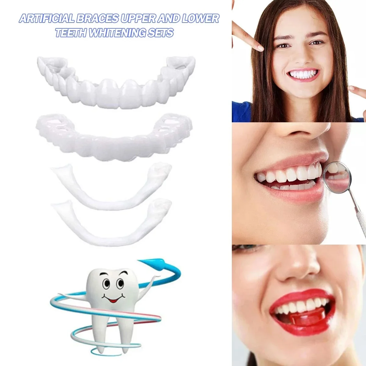 Teeth Veneers Whitening Dentur - огляд і ціна Teeth Whitening Veneers