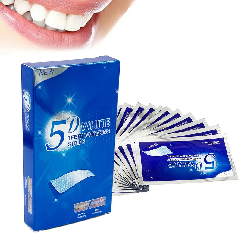 1-12pcs 5D Whitening Teeth Sti - огляд і ціна Teeth Whitening Yellow Teeth