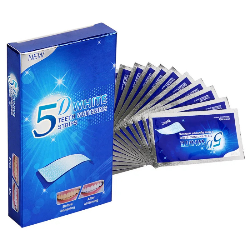 1-12pcs 5D Whitening Teeth Sti - огляд і ціна Teeth Whitening Yellow Teeth