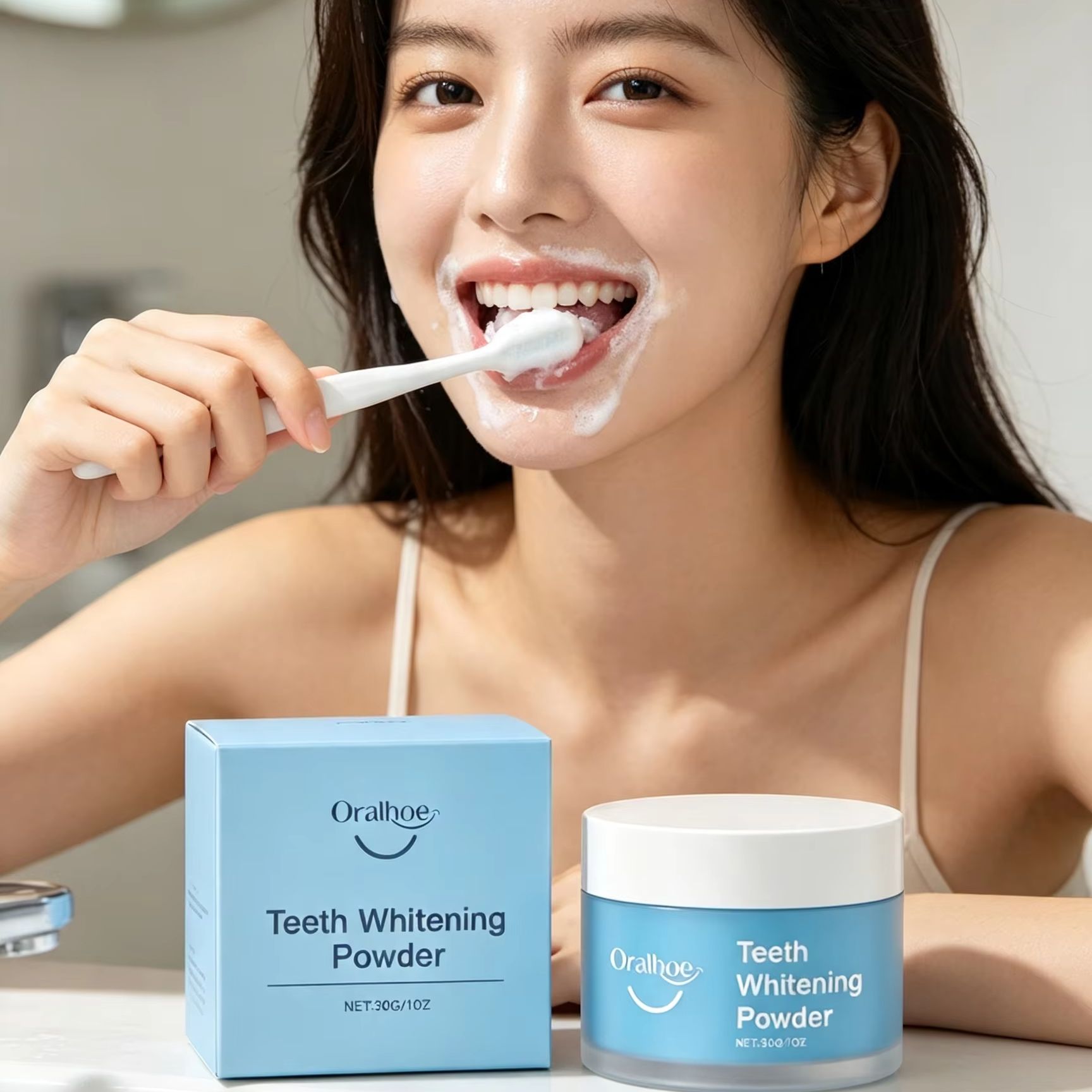Oralhoe Tooth Powder for Brush - огляд і ціна Teeth Whitening Near Me