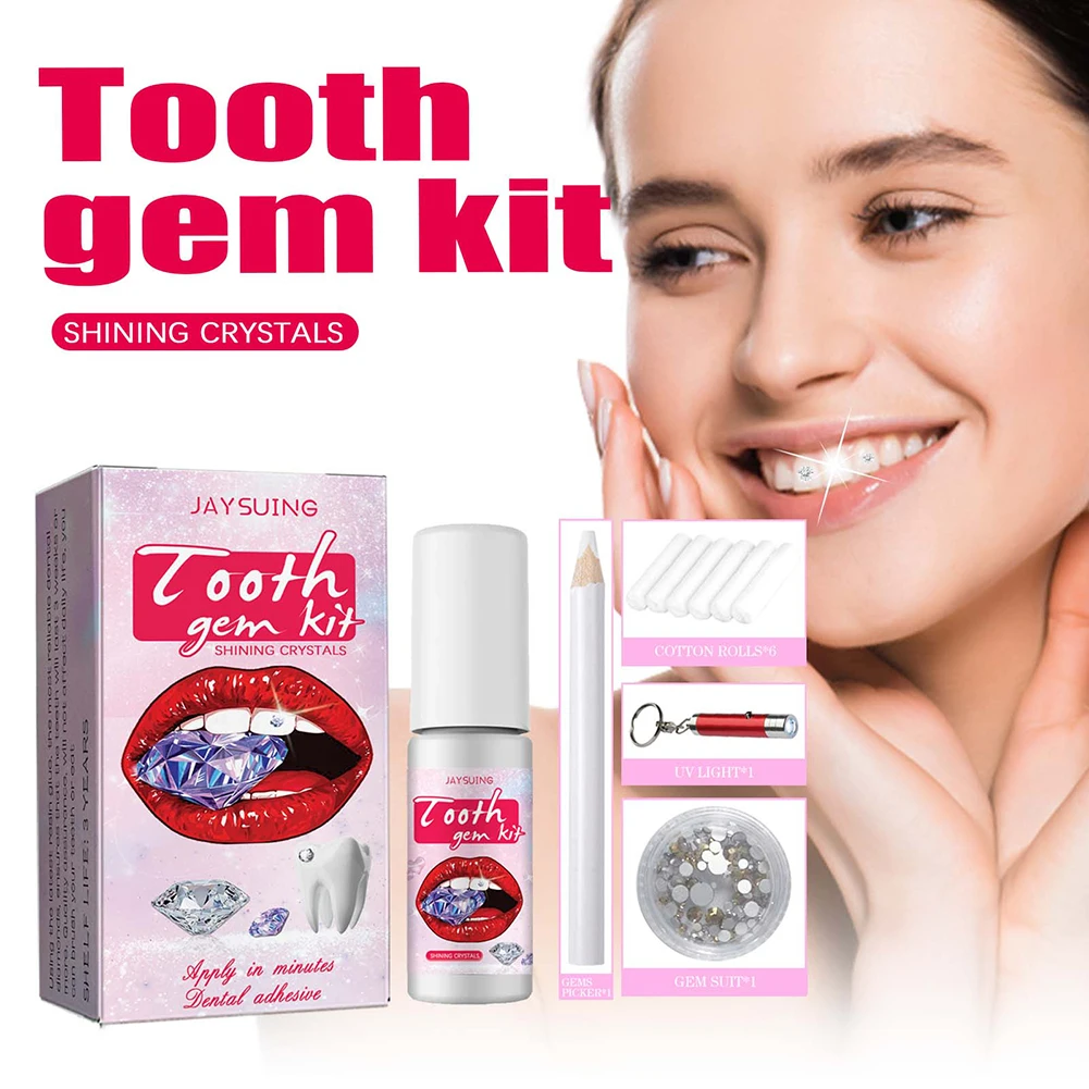 DIY Tooth Gems Kit with Crysta - огляд і ціна Teeth Whitening Kit At Home